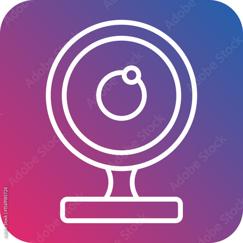 Webcam Line Icon Style