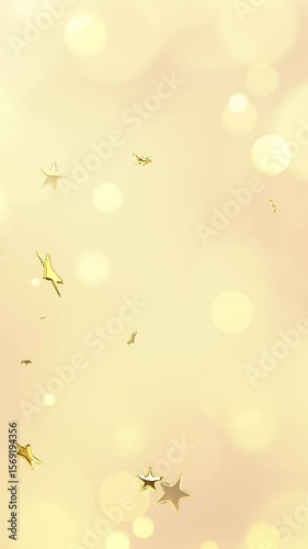 Animation of light spots over stars