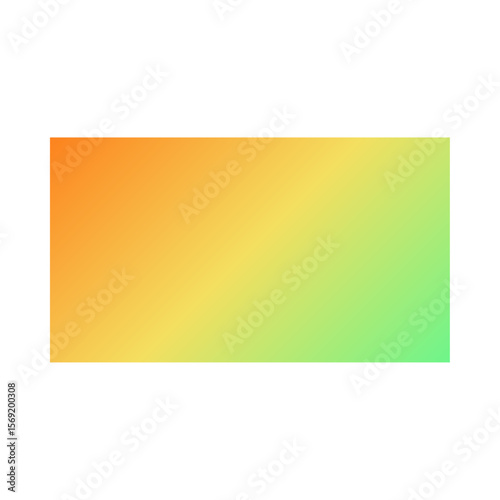 Minimal Color Gradient Background from Orange to Green
