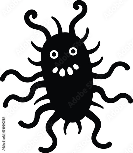 funny cartoon beetle