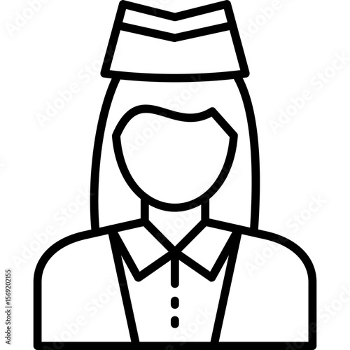 Stewardess Icon