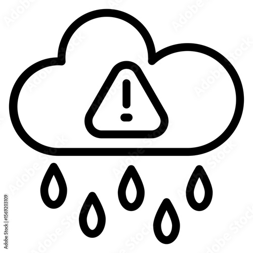 Acid Rain Icon Style
