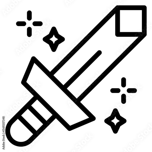 Sword Toy Icon Style