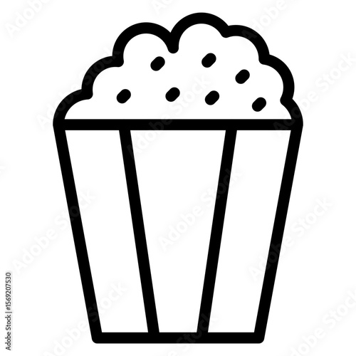 Popcorn Icon Style