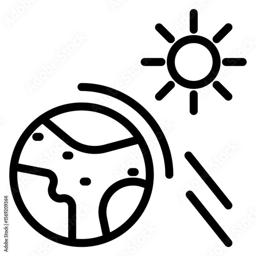 Greenhouse Effect Icon Style