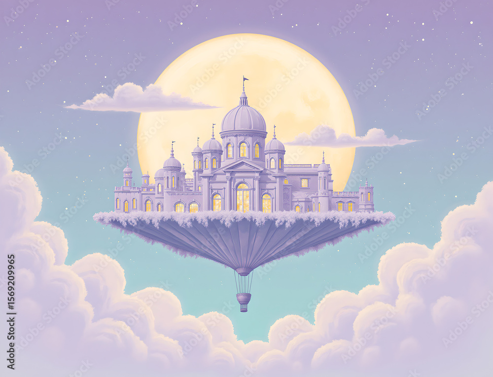 Obraz premium Floating Dream Castle