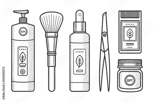 set of household appliances