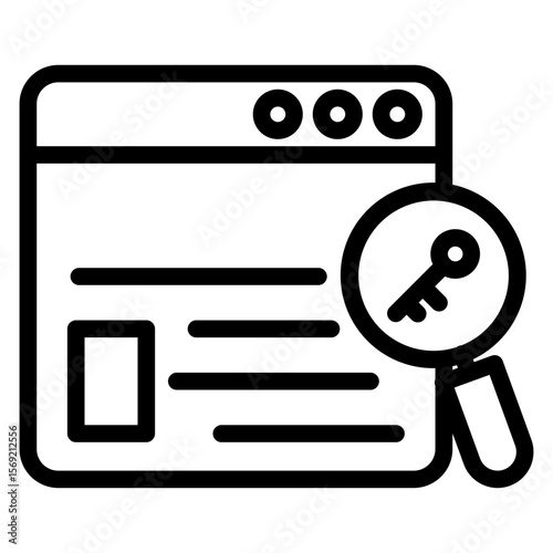 Keywords Search Icon Style