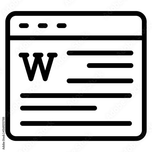 Wikipedia Icon Style