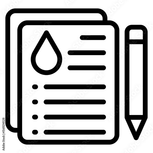 Oil Contract Icon Style