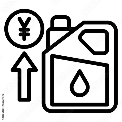 Oil Price Icon Style