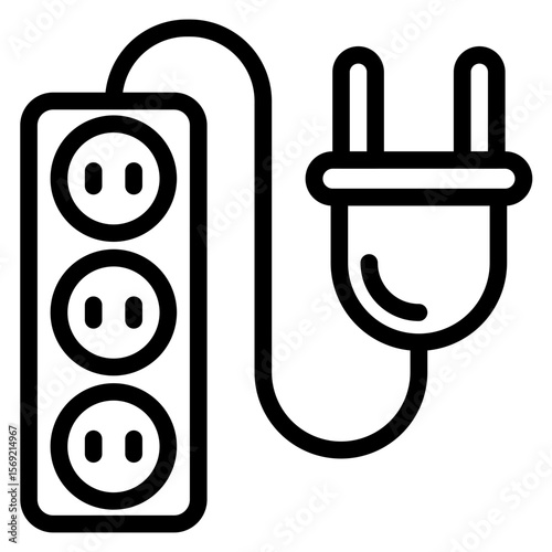 Power Strip Icon Style