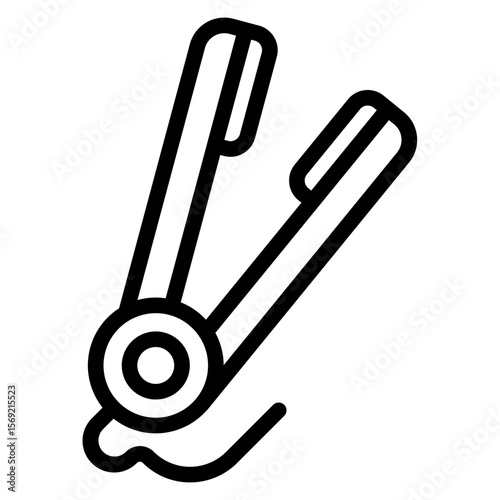 Hair Iron Icon Style