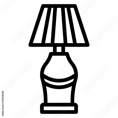 Table Lamp Icon Style