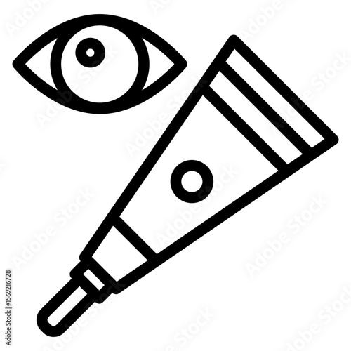 Eye Cream Icon Style