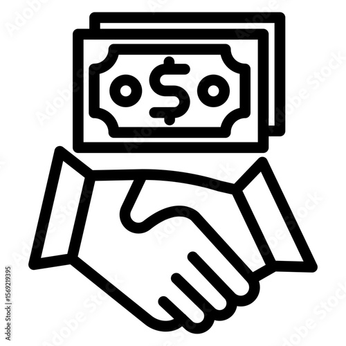 Economic Diplomacy Icon Style