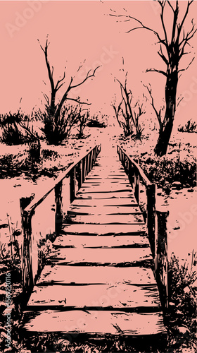 Creative Uses of Wood in Everyday Life
 Vector Illustration Set
Modern & Traditional Wood Applications