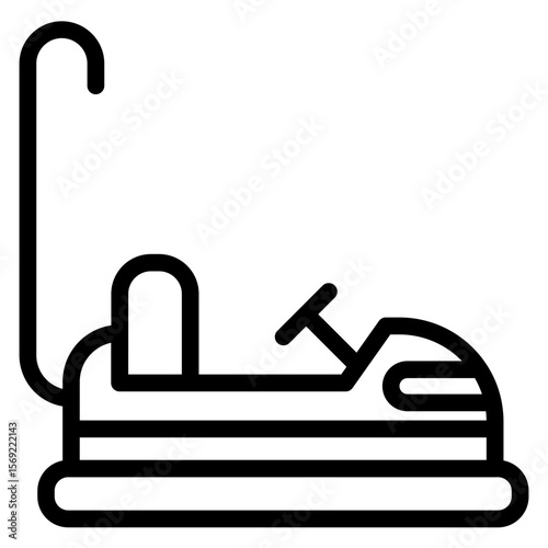 Bumper Cars Icon Style