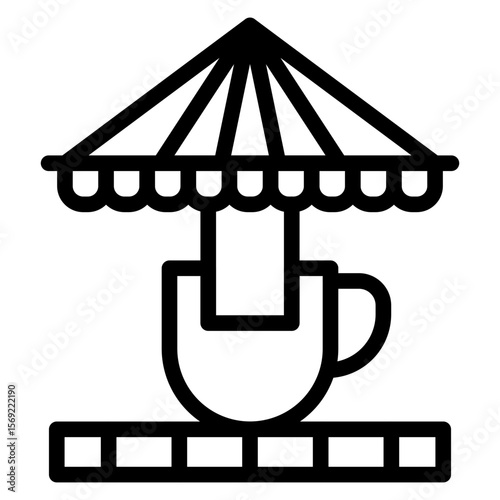 Cup Ride Icon Style