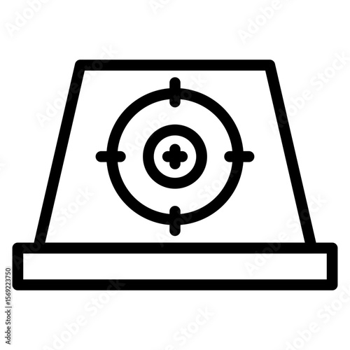 Red Dot Sight Icon Style