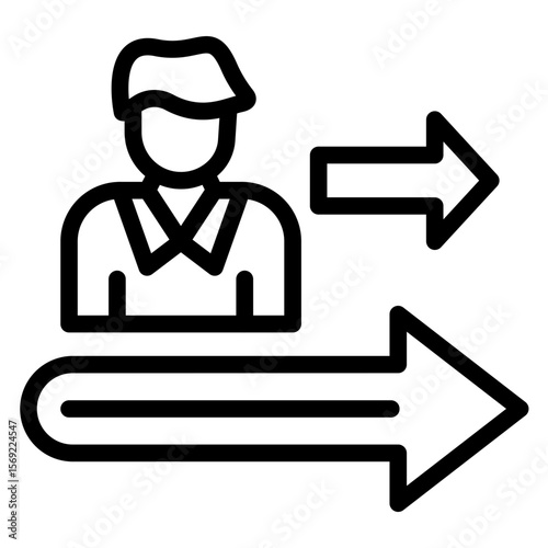 Exit Interview Icon Style