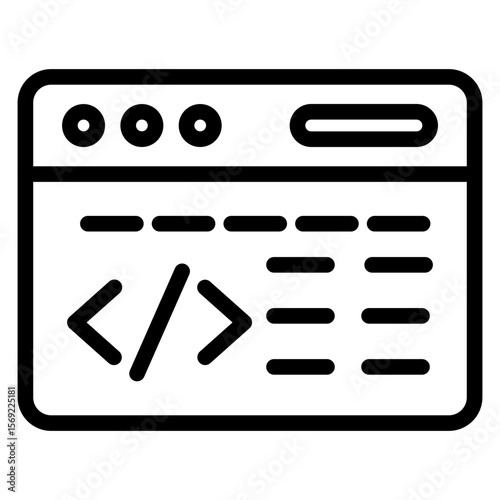 Coding Icon Style