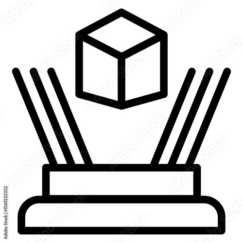 Hologram Icon Style