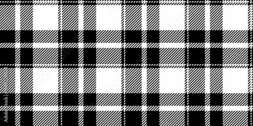 Stylish black and white plaid pattern.  Perfect for textile design, fashion, website backgrounds, or any project needing a classic, sophisticated texture.