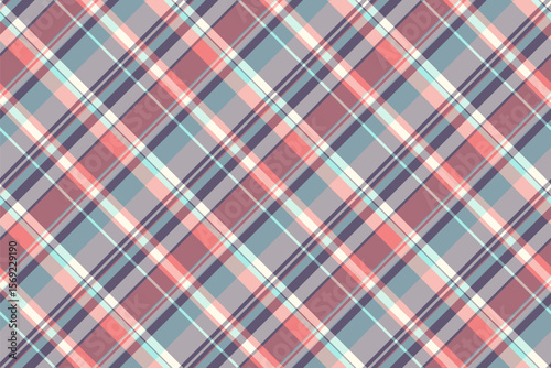 Classic plaid pattern. Soft, muted colors create a calming and versatile backdrop. Ideal for textiles, design elements, or adding a touch of cozy texture.