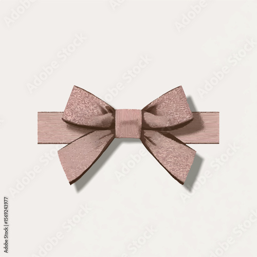 ribbon isolated in White Background, ribbon vector, Flat lay vector illustration