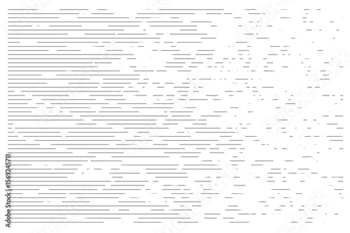 Speed line manga halftone horizontal pattern, fast motion simple straight anime background. Grunge abstract strips, hero book design. Stylized textures