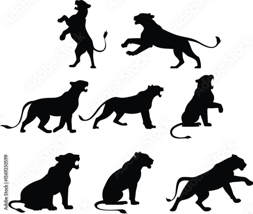 Savanna Queen Bold Lioness Silhouette