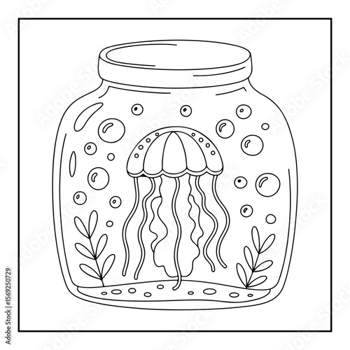 hand drawn coloring pages isolated