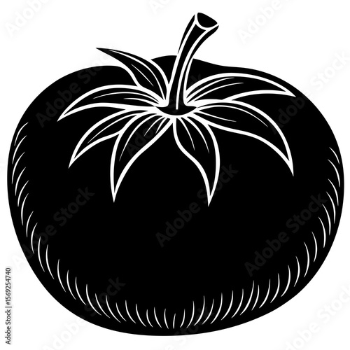 Tomato  vegetable vector perfect for healthy food, farm, eco, and organic-themed digital design projects.