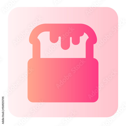 toast gradient icon