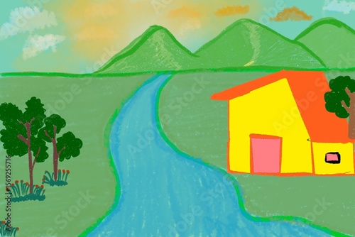 house on the river