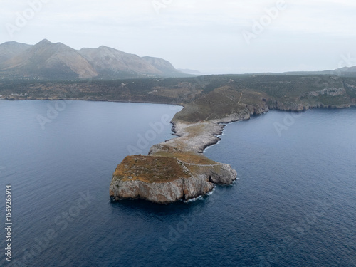 Mani Peninsula Aerial Drone Videos Tigani Castle