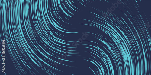 Abstract blue banner design vector, dynamic sporty horizontal background template for media promotion or web banner