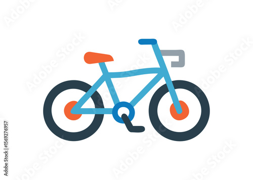 Bicycle Vector, Bicycle Icon Illustration