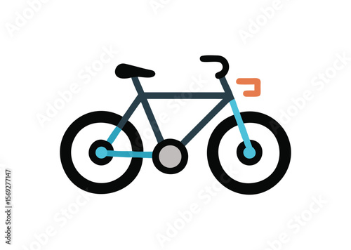 Bicycle Vector, Bicycle Icon Illustration