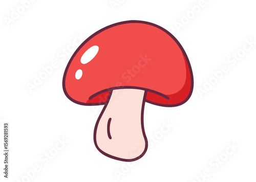 Mushroom Vector, Mushroom Icon Illustration