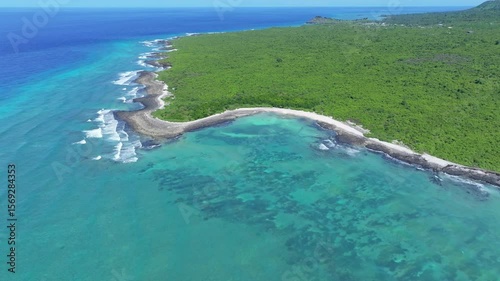 Wallpaper Mural Comoros - Grande Comore - Lac Salé - Panoramic view of the bay in front of the crater Torontodigital.ca