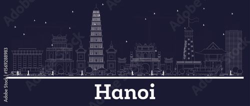 Hanoi outline inverse