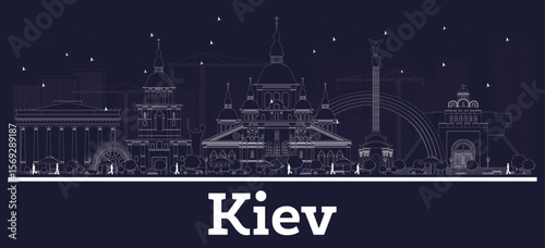Kiev outline inverse