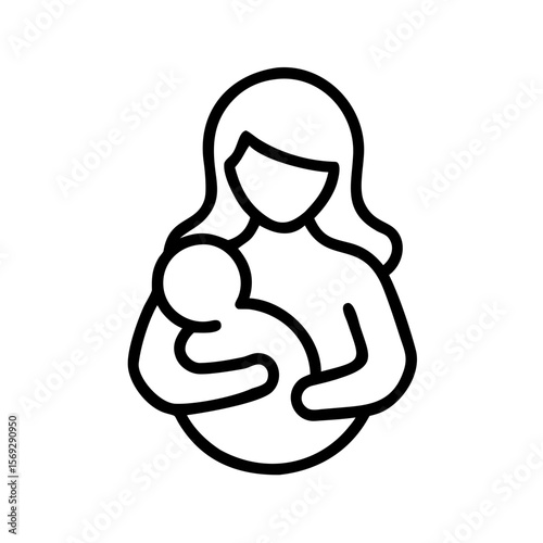 Handling baby icon 