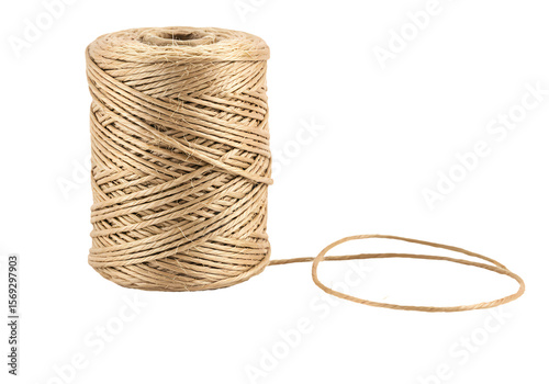 Natural Fiber Twine A Simple Elegance isolated on transparent baackground