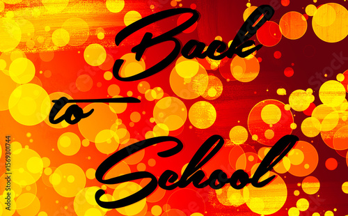 Obraz na płótnie back to school