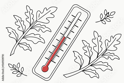 Digital Thermometer with High-Precision Sensor and Easy-to-Read LCD Display for Accurate Temperature Measurement