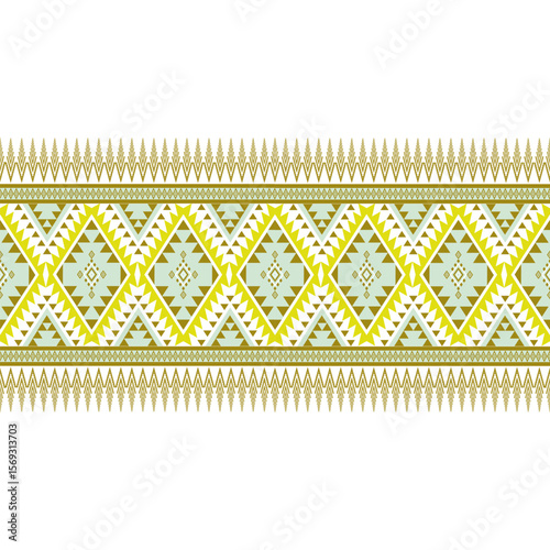 Vector Geometric Ethnic seamless pattern background.Native American tribal fabric,Azect,Batik,rung,drawn,cross
