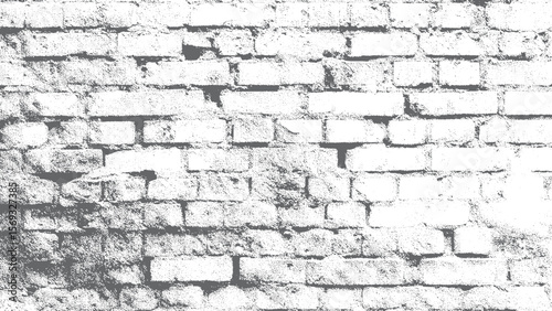 Grunge brick wall overlay design vector illustration